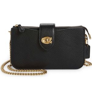 Coach Pebbled Crossbody Leather Bag